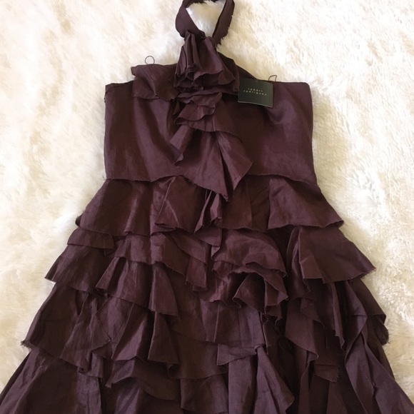NWT Robert Rodriguez halter ruffle dress - Picture 6 of 8